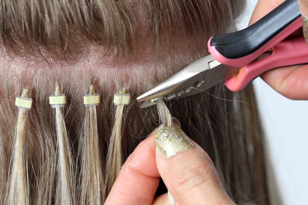Как наращивают волосы на капсулах? Технология капсульного наращивания волос