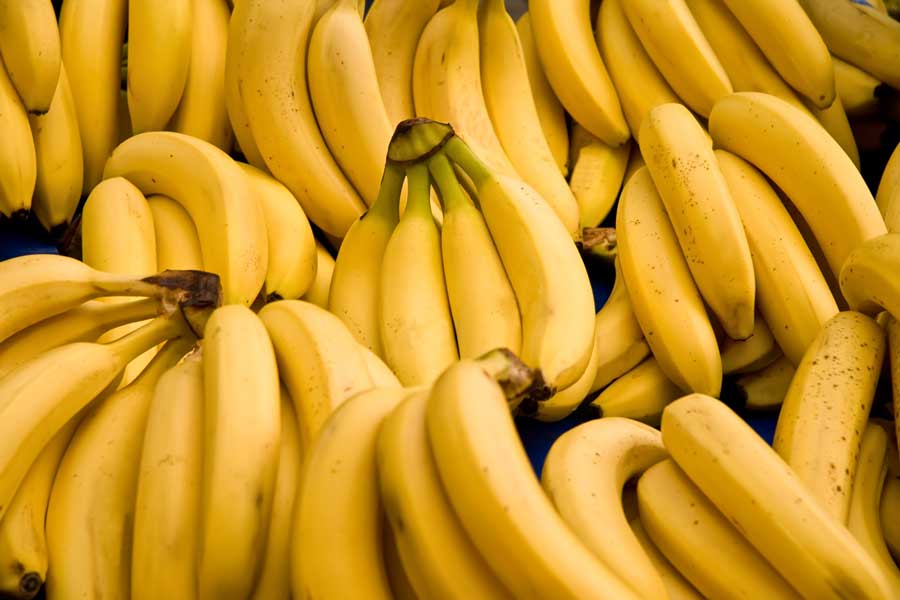 Bananas are a source of vitamins