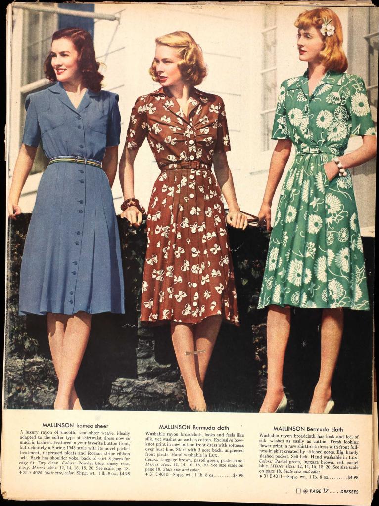 Мода 40-х годов XX века: особенности, история и интересные факты