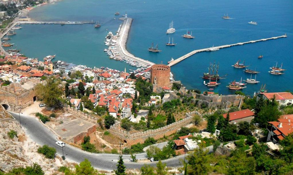 On the coast of Alanya