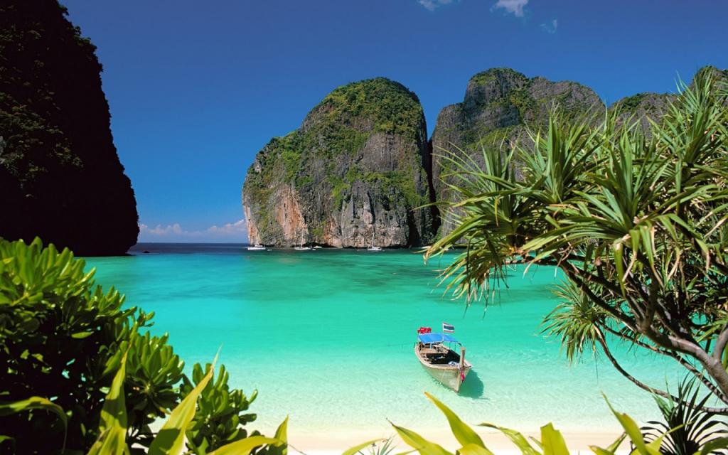 Красивый берег Таиланда