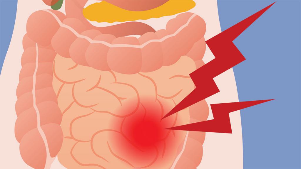 Gastrointestinal diseases, provoking gas formation