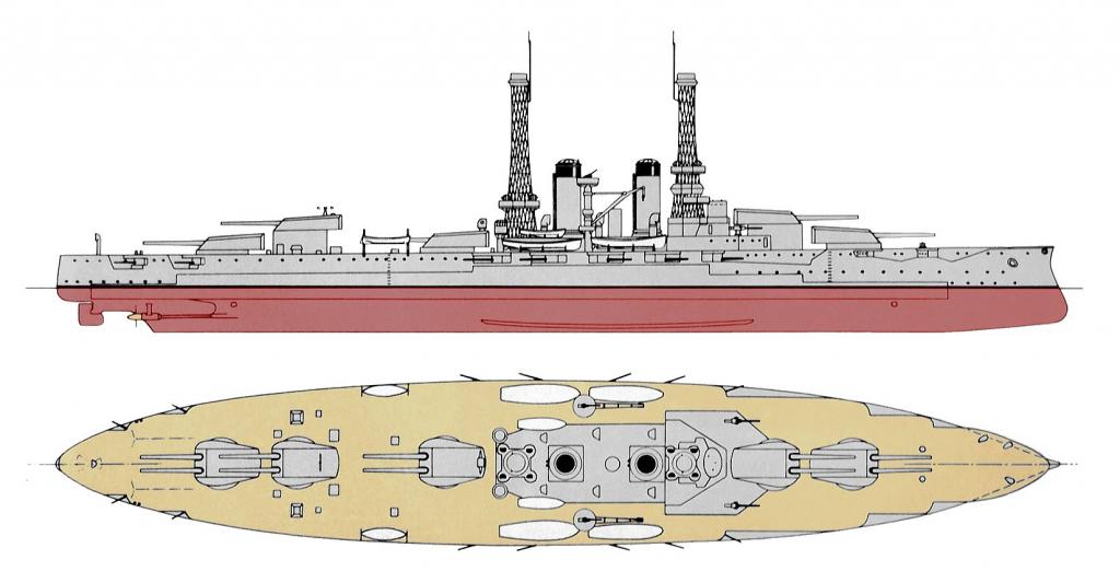 Схема современного корабля