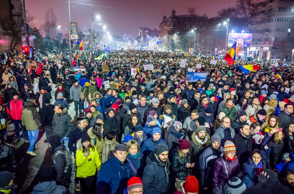 Rallies in Romania