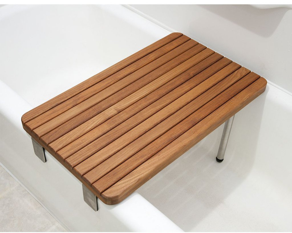 Сиденье для ванной деревянное