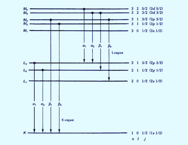 Fine structure of the characteristic spectrum