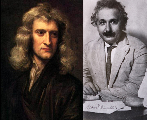 Ньютон и Эйнштейн