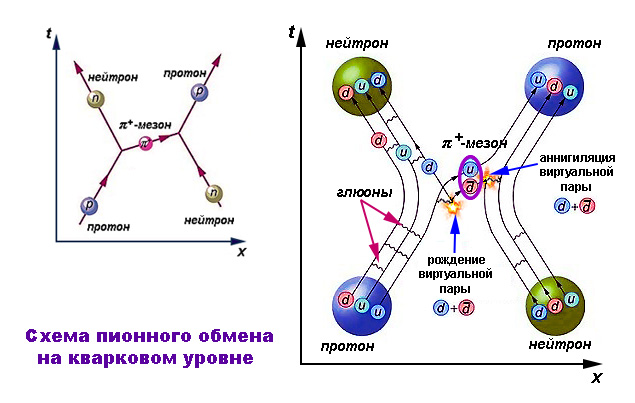 Общее и различие между протоном и нейтроном
