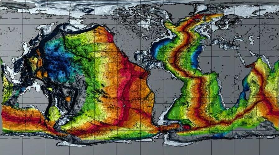 Распространение и возраст океанической коры