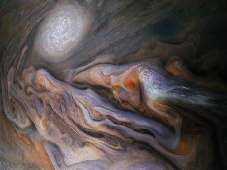 Снимок облаков Юпитера
