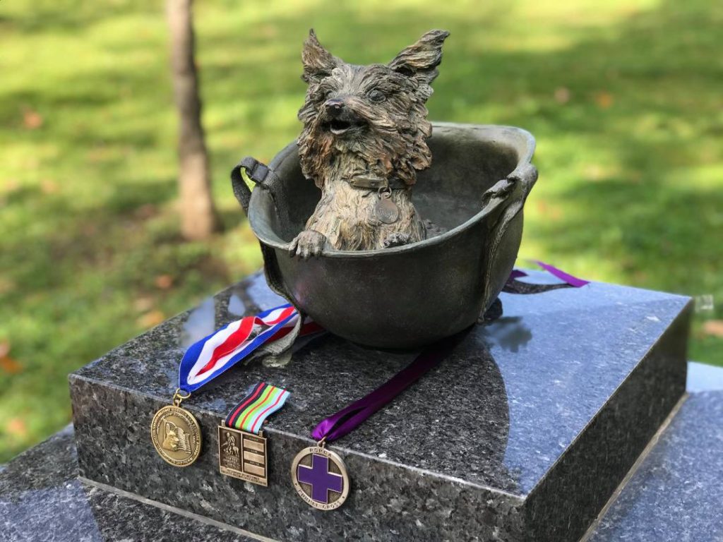 Monument to the Smokey Yorkshire Terrier