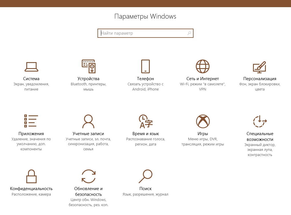 Parameter Window