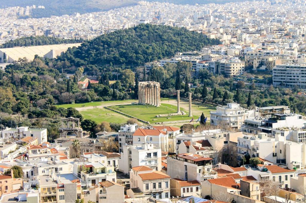 Крупные греческие города