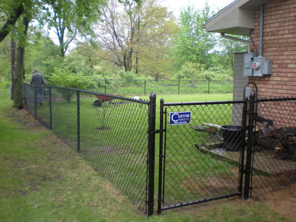 fence around the house