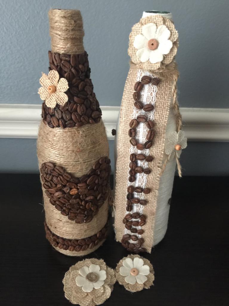 coffee bottle decor