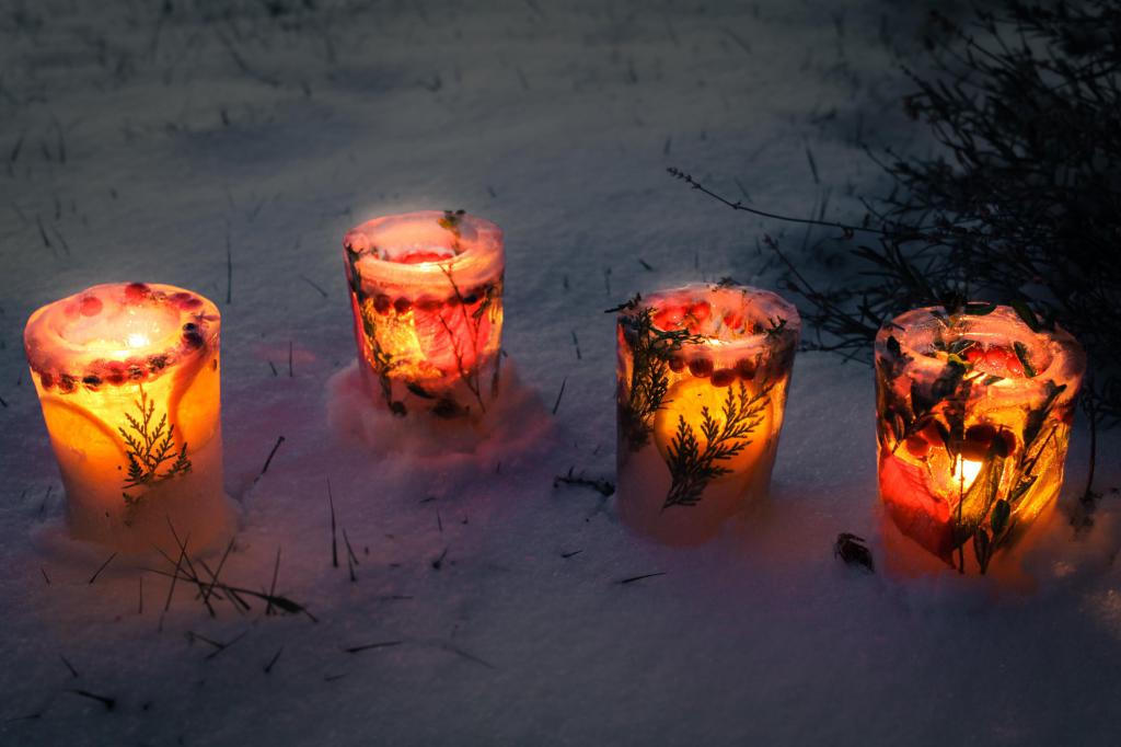 ice candle holder