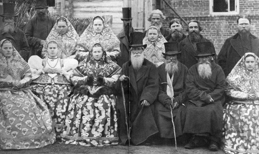 Крестьянская семья в начале XX века