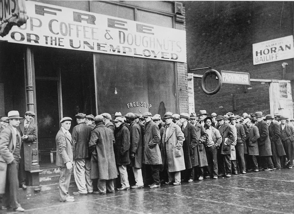 Безработица во времена Великой депрессии