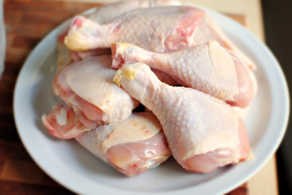 buckwheat with chicken legs in a sleeve