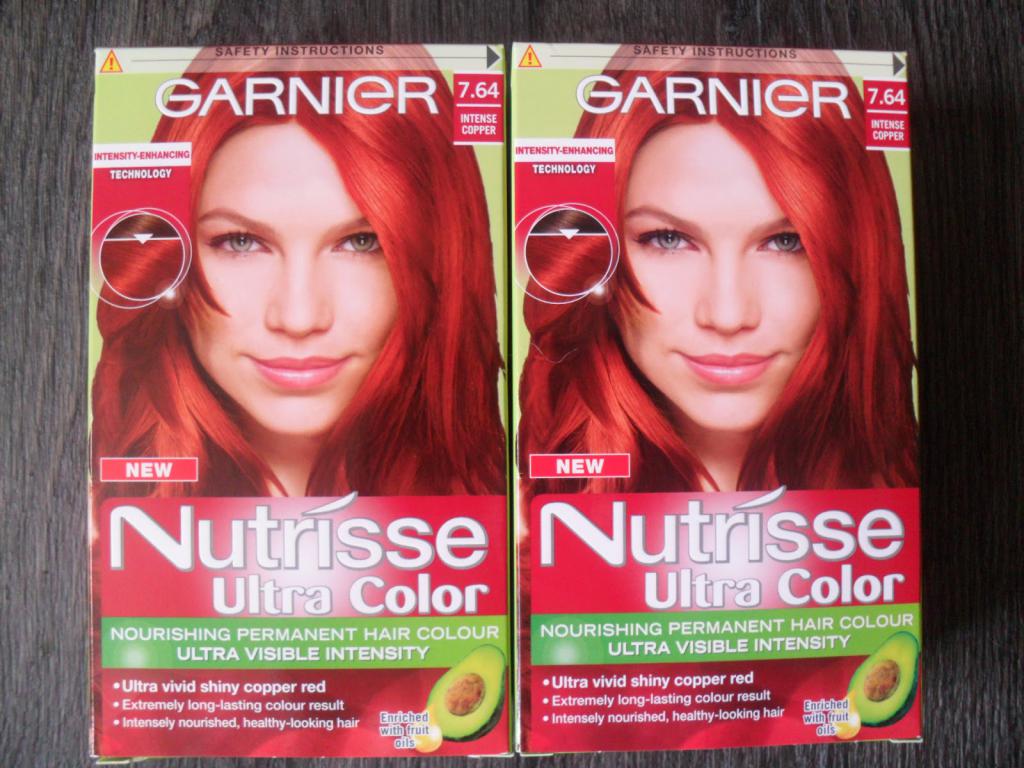 Рыжая краска для волос от Garnier