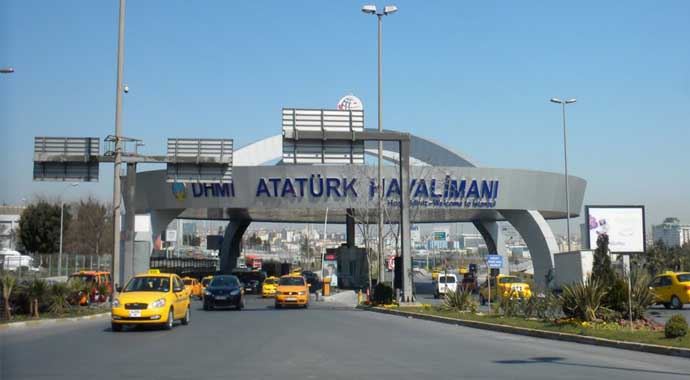 Аэропорт Ататюрк - въезд