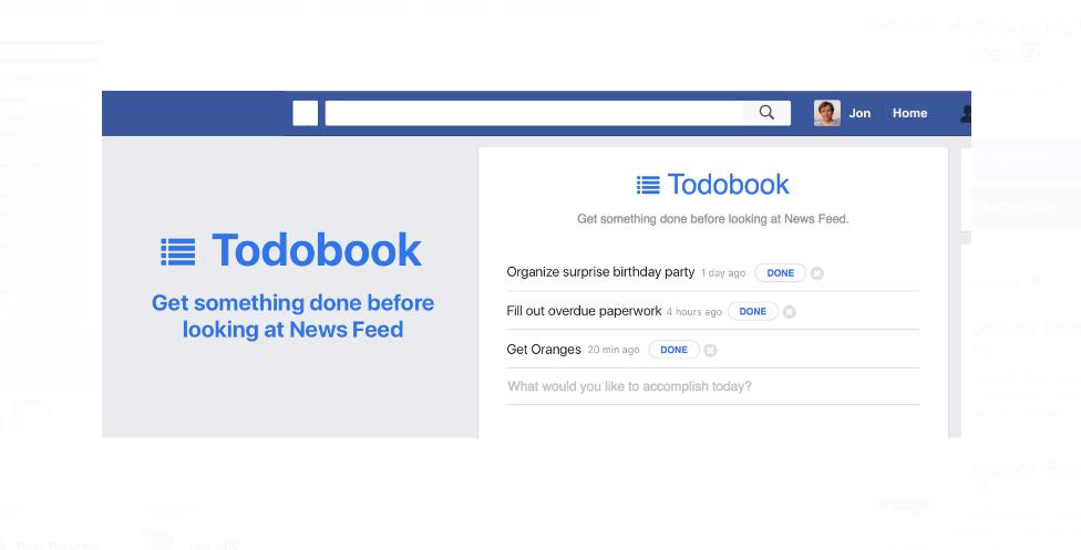Todobook для блокировки facebook