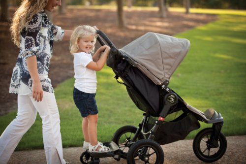 baby jogger city elite с подножкой для старшего ребенка