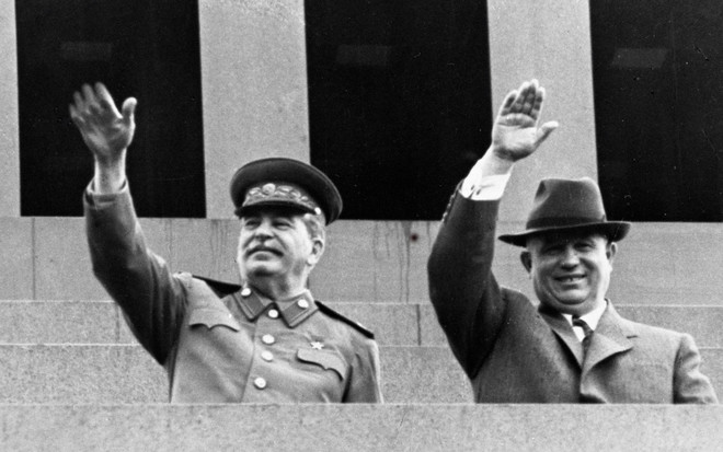 Хрущев и Сталин