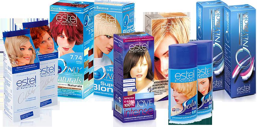 Краска для волос бренда Estel