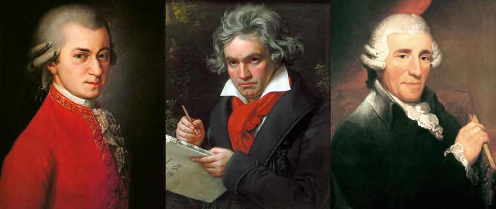 Моцарт, Бетховен и Гайдн