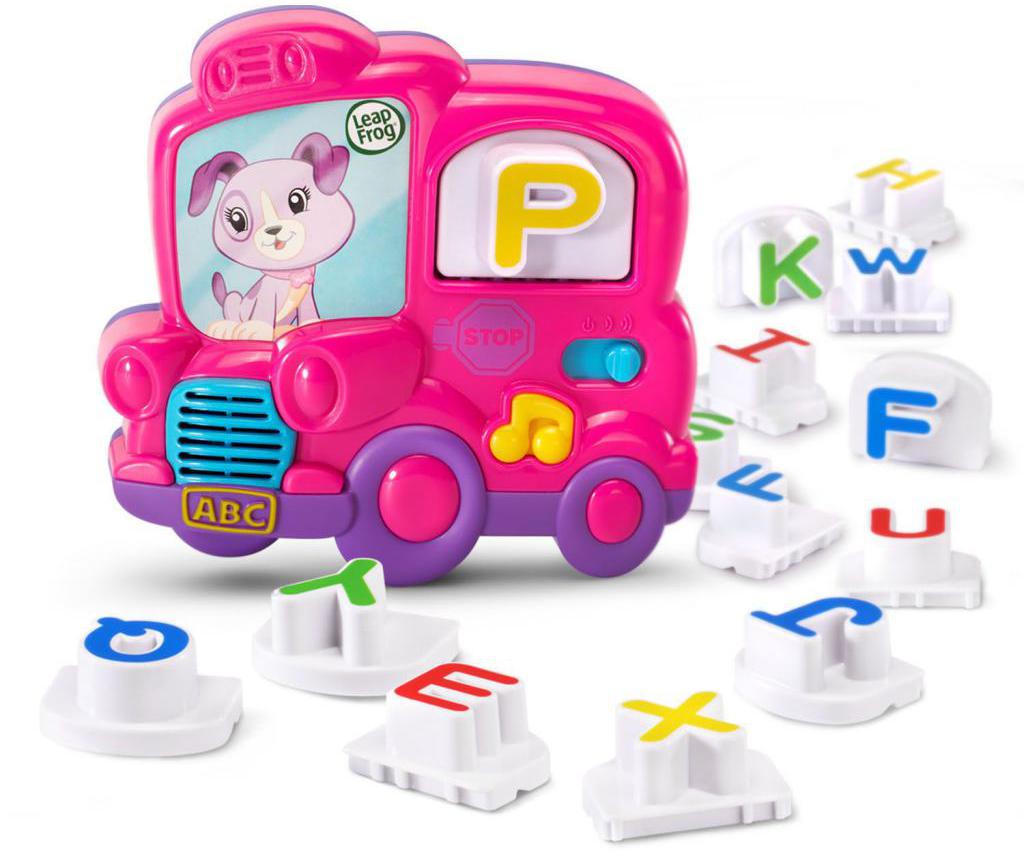 Toy with magnetic letters