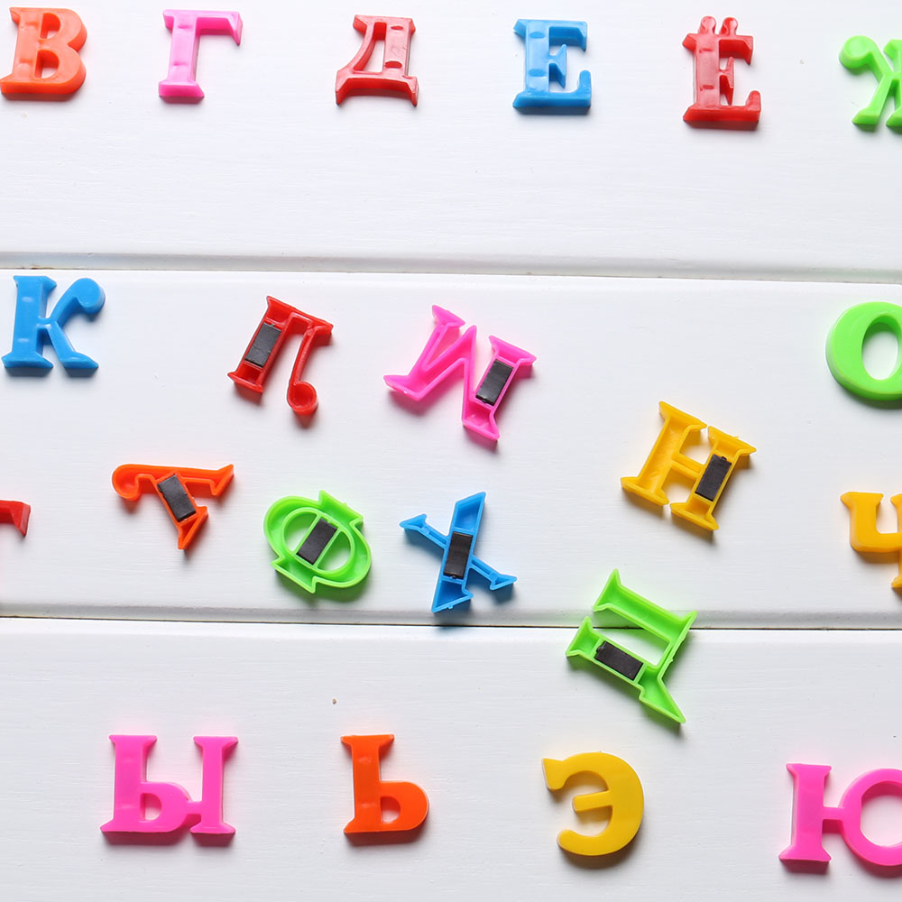 Letter magnets