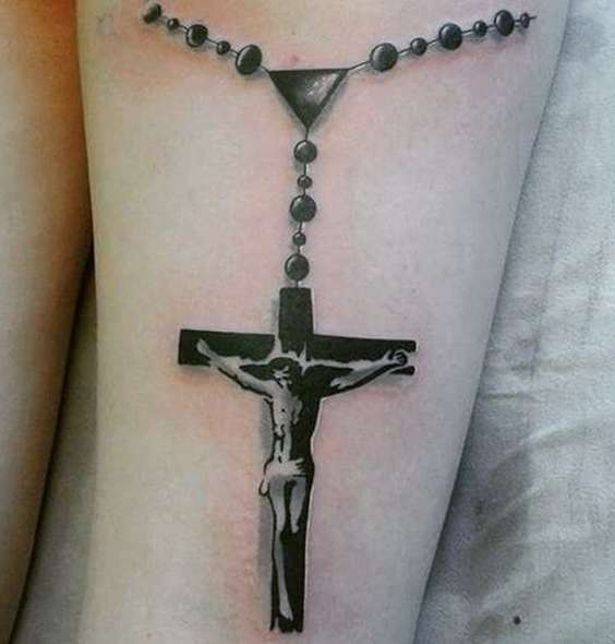 Cross tattoo