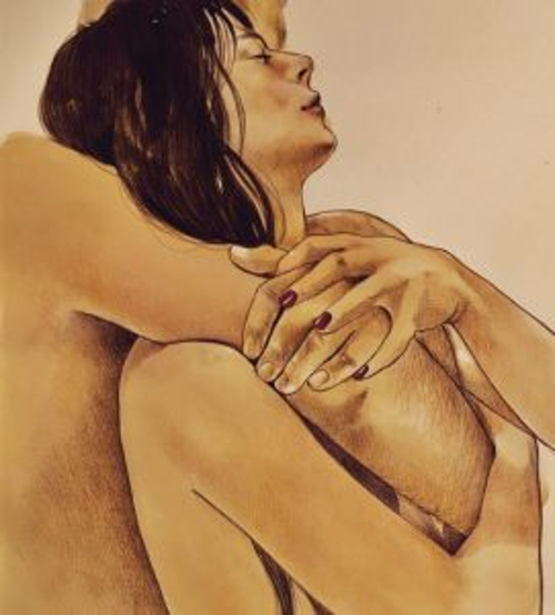 Illustration of carnal love