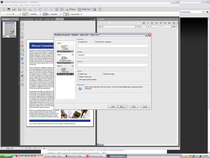 omnipage 18 interface