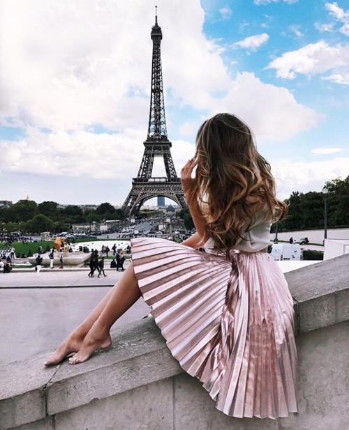 Beautiful girl in Paris