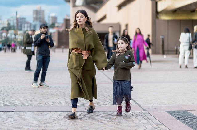 Frenchwoman with a daughter