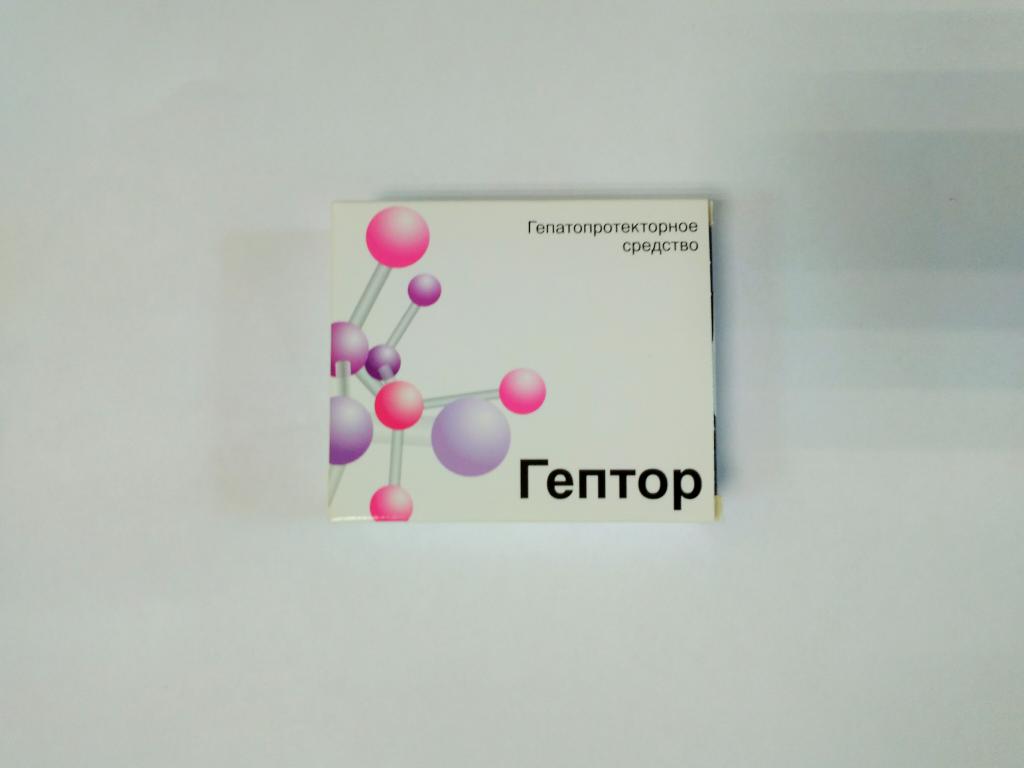 Упаковка препарата "Гептор"