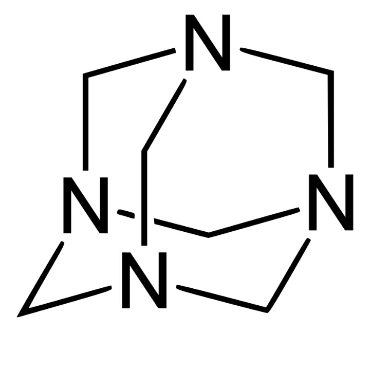 Structural formula "Urotropina"