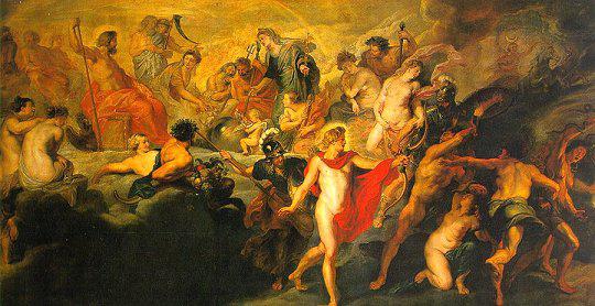 The names of the ancient Greek gods