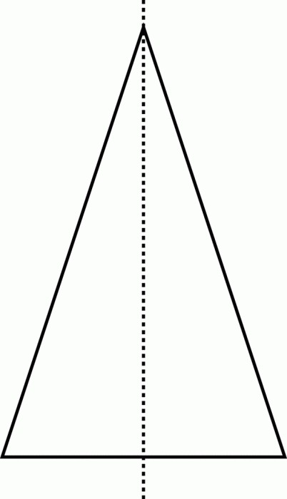 isosceles triangle height