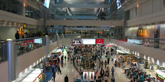 Аэровокзал международного аэропорта в Дубае