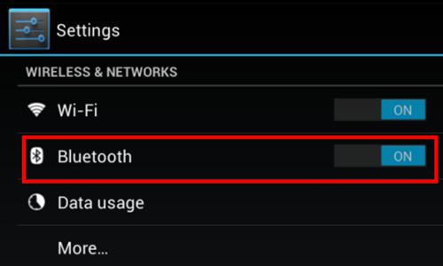 Bluetooth activation