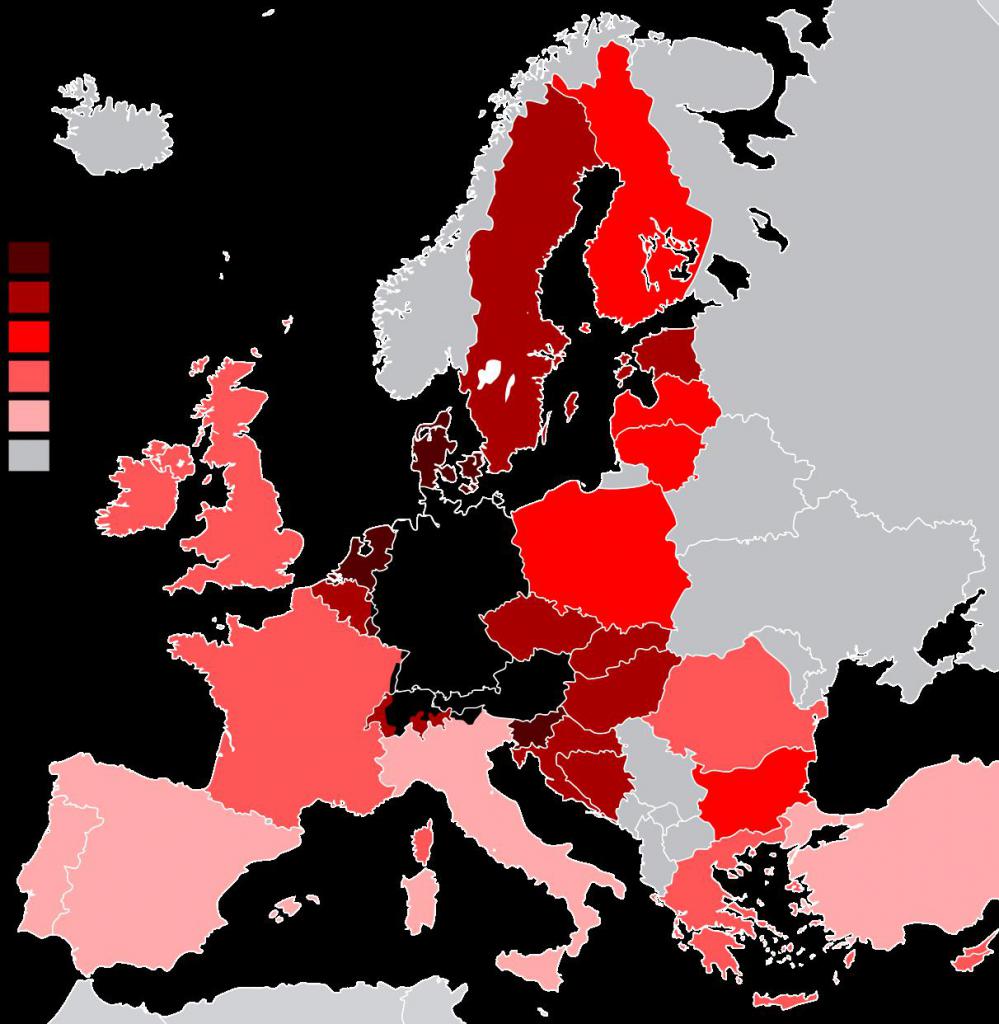 Карта Германии