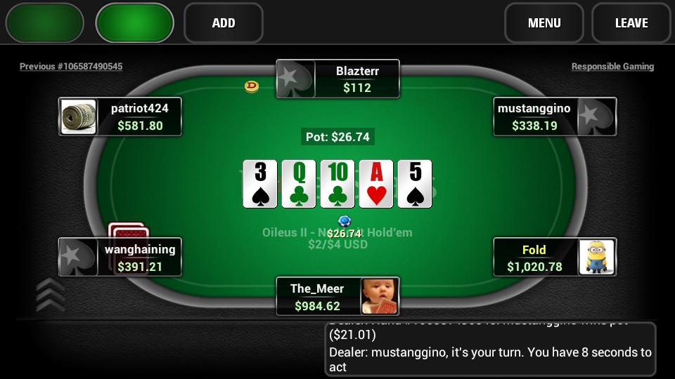 покер онлайн с мобильного