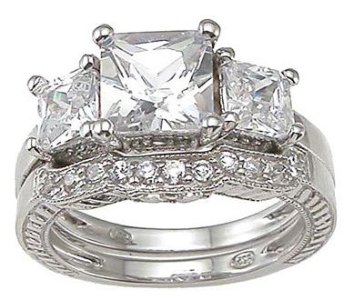 серебряное обручальное кольцо