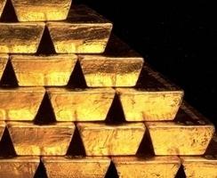 Падение цены на золото 