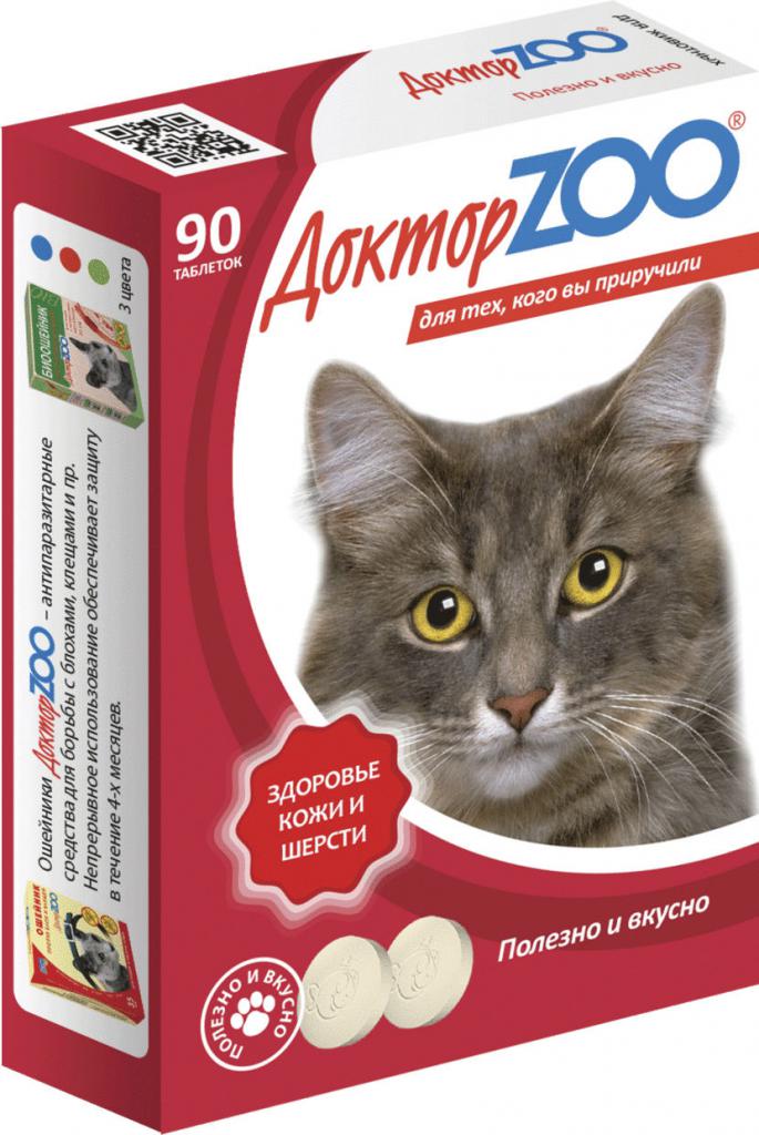Состав витаминов для кошек "Доктор Зоо"