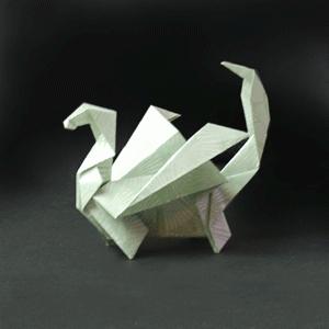 how to make origami dragon