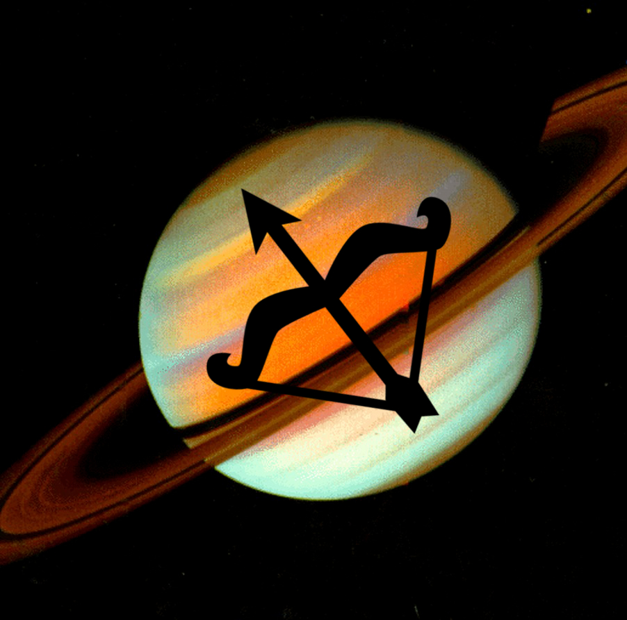 Сатурн в знаке Стрельца.
